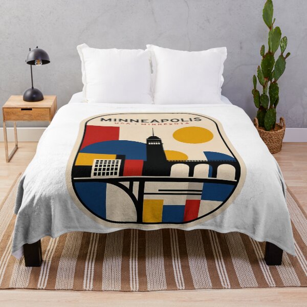 Item preview, Retro Minneapolis Minnesota Geometric City Skyline designed and sold by k3rstman1.
