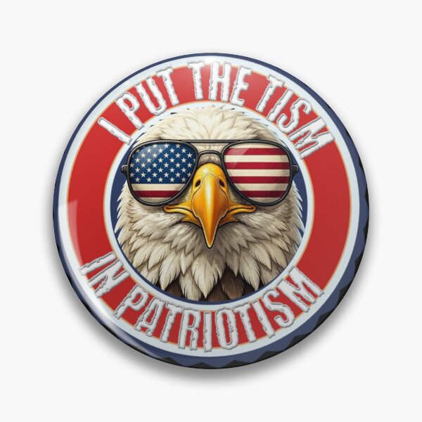 Item preview, I Put The Tism in Patriotism Athletic Eagle designed and sold by TheEndDesign.