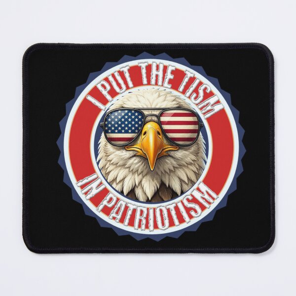 Item preview, I Put The Tism in Patriotism Athletic Eagle designed and sold by TheEndDesign.