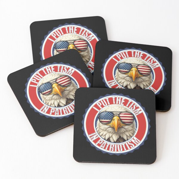 Item preview, I Put The Tism in Patriotism Athletic Eagle designed and sold by TheEndDesign.
