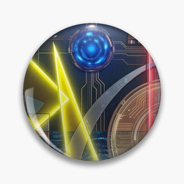 Item preview, Blue Over Multicolored - Reimagining Kandinsky designed and sold by GiroScience.