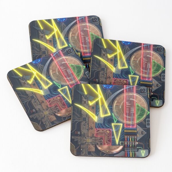 Item preview, Blue Over Multicolored - Reimagining Kandinsky designed and sold by GiroScience.