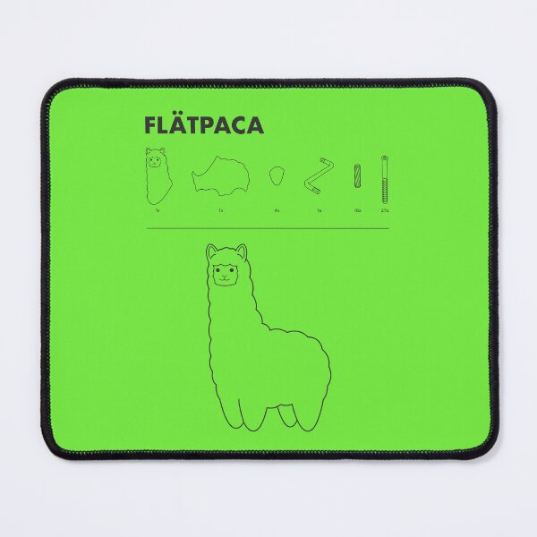 Item preview, Flatpaca flat pack Alpaca - Green designed and sold by animinimal.