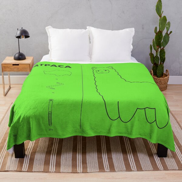 Item preview, Flatpaca flat pack Alpaca - Green designed and sold by animinimal.