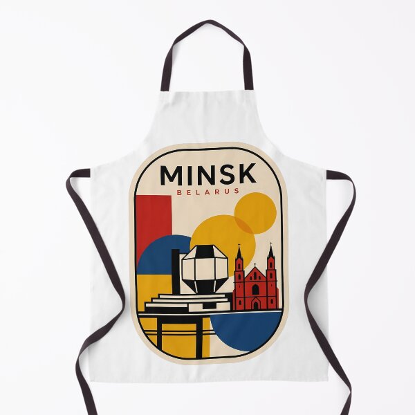 Item preview, Retro Geometric Minsk Belarus Cityscape Travel designed and sold by k3rstman1.