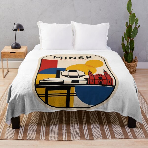 Item preview, Retro Geometric Minsk Belarus Cityscape Travel designed and sold by k3rstman1.