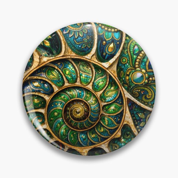 Item preview, Spiral of sea gleam designed and sold by Sigtrix.