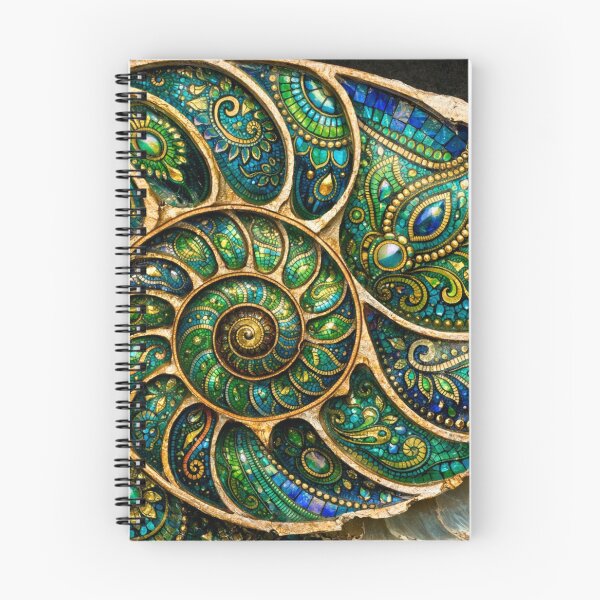 Item preview, Spiral of sea gleam designed and sold by Sigtrix.