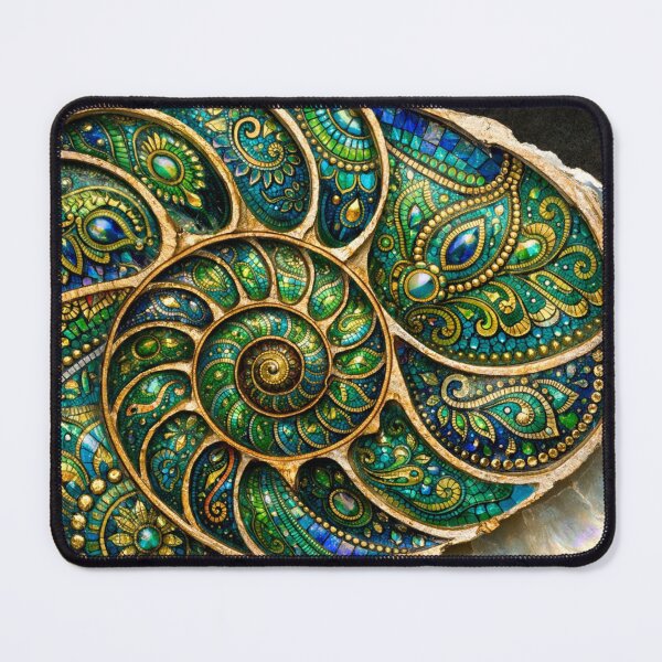 Item preview, Spiral of sea gleam designed and sold by Sigtrix.