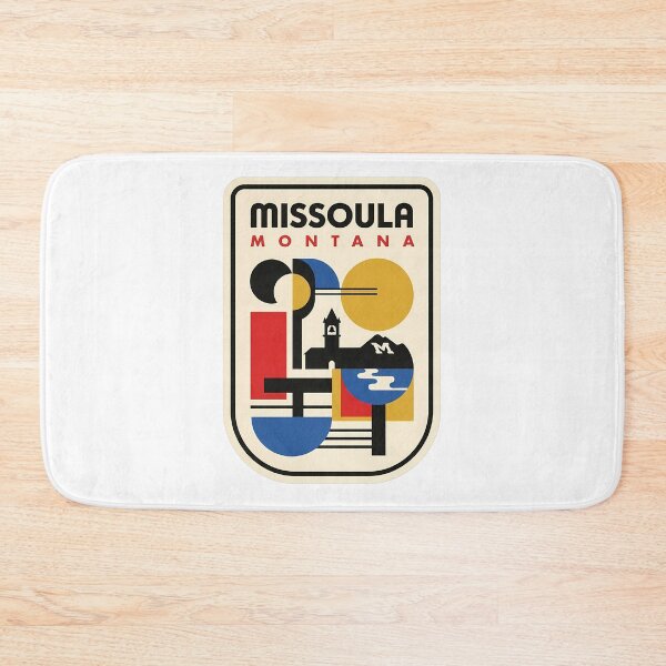 Item preview, Missoula Montana Mid Century Modern Geometric Travel designed and sold by k3rstman1.