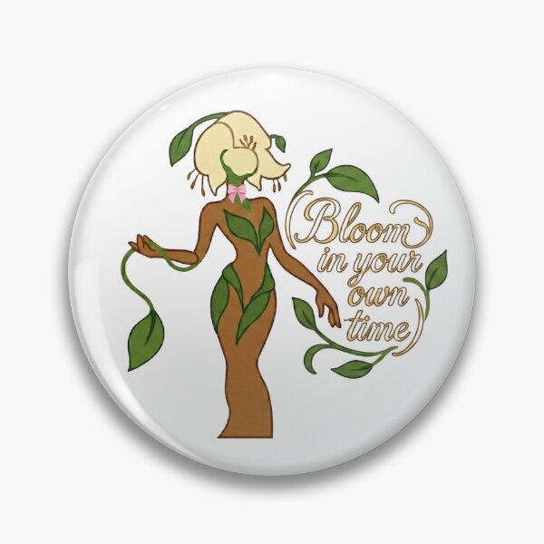 Item preview, Bloom In Your Own Time – Vintage Botanical Goddess Earthy Boho designed and sold by moodandwearshop.