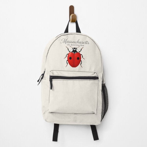 Item preview, Massachusetts Two-Spotted Lady Beetle Retro Poster designed and sold by The-Drip-Studio.