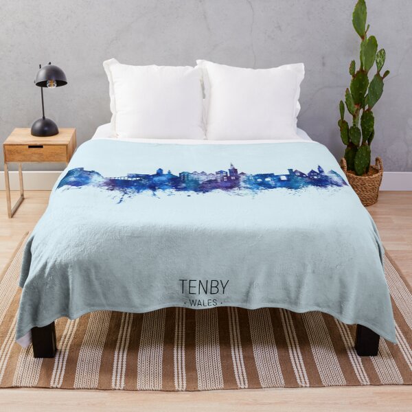 Item preview, Tenby Wales Skyline designed and sold by ArtPrints.