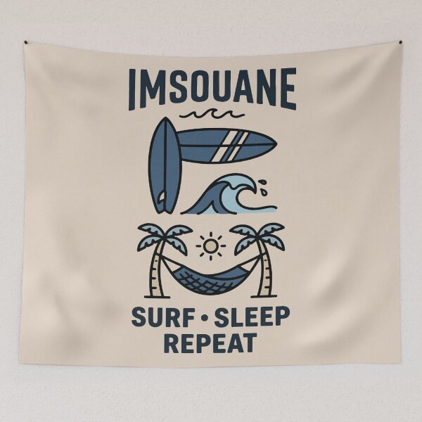 Item preview, Imsouane Morocco, Surf, Tea & Atlantic Coastal Vibes designed and sold by bihtti.