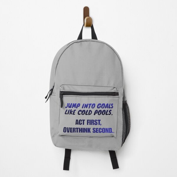Item preview, Jump Into Goals Like Cold Pools Motivational Quote designed and sold by Velara Designs.