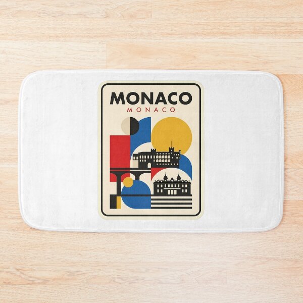 Item preview, Monaco Geometric Bauhaus Style Architecture Landmarks designed and sold by k3rstman1.