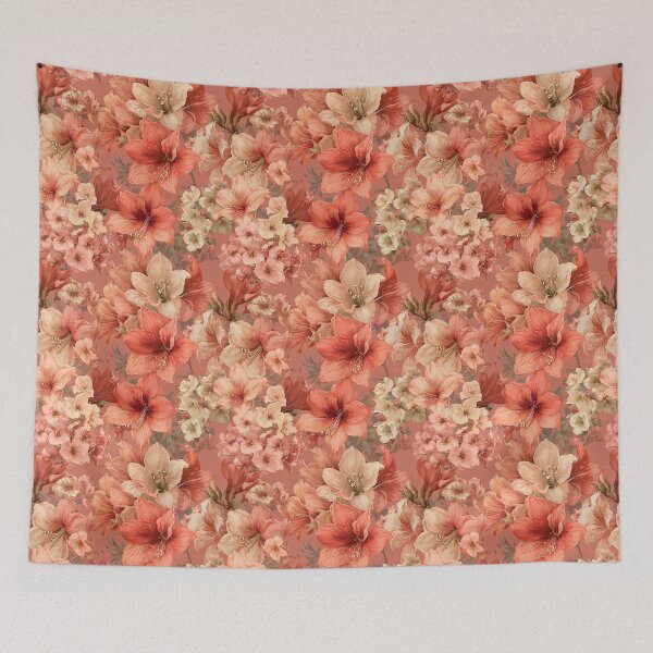 Item preview, Elegant Amaryllis Flower - Hawaiian Flower Pattern   - Christmas Gift Ideas designed and sold by RoyalStarsPatts.