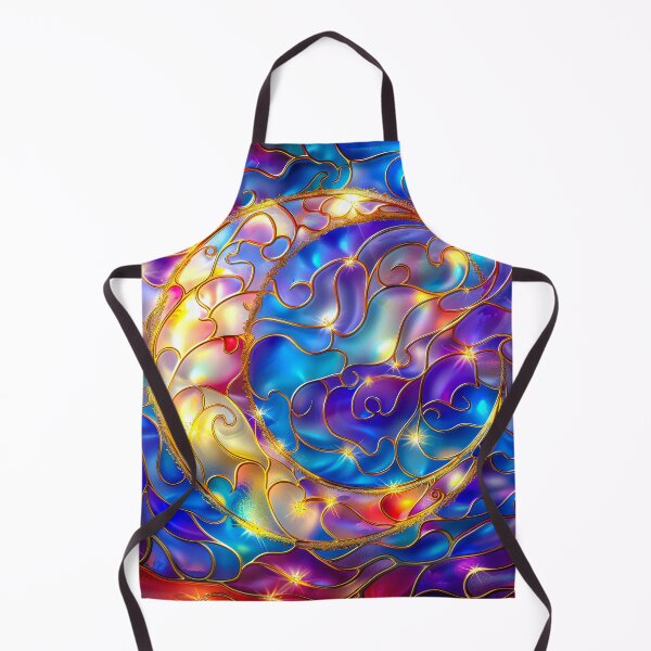 Item preview, Celestial Night Sky Stain Glass Art designed and sold by MargaretWiktor.