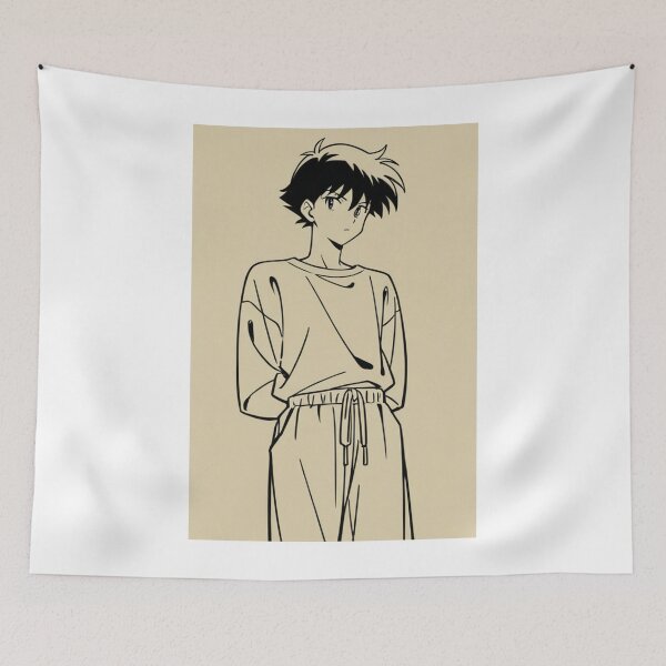 Item preview, Portrait - Young man relaxed with hands behind back designed and sold by AnimeShin.