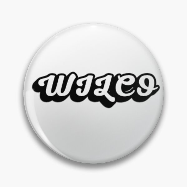 Item preview, Wilco Retro Script Typography Vintage White Cursive Lettering designed and sold by creativerooney.