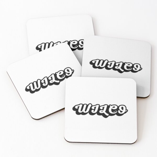 Item preview, Wilco Retro Script Typography Vintage White Cursive Lettering designed and sold by creativerooney.