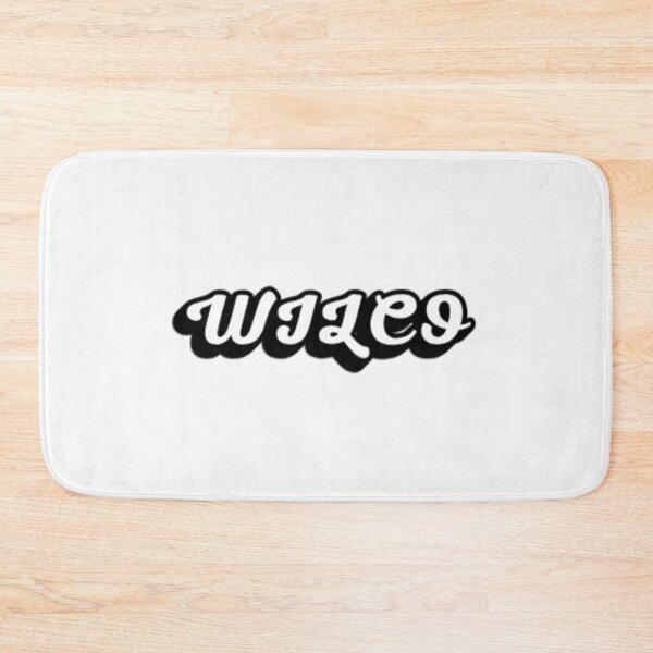 Item preview, Wilco Retro Script Typography Vintage White Cursive Lettering designed and sold by creativerooney.