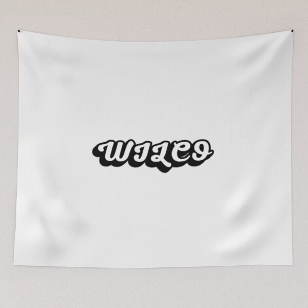 Item preview, Wilco Retro Script Typography Vintage White Cursive Lettering designed and sold by creativerooney.