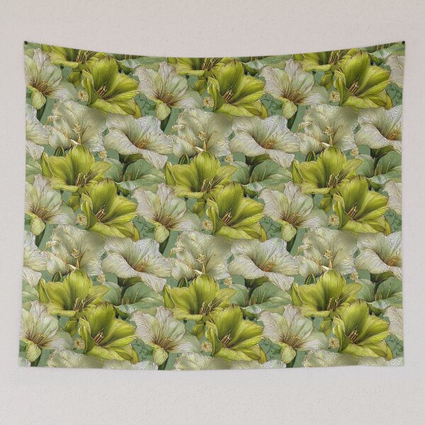 Item preview, Artistic Amaryllis Print - Hawaiian Flower Pattern   - Christmas Gifts For Boyfriend designed and sold by RoyalStarsPatts.