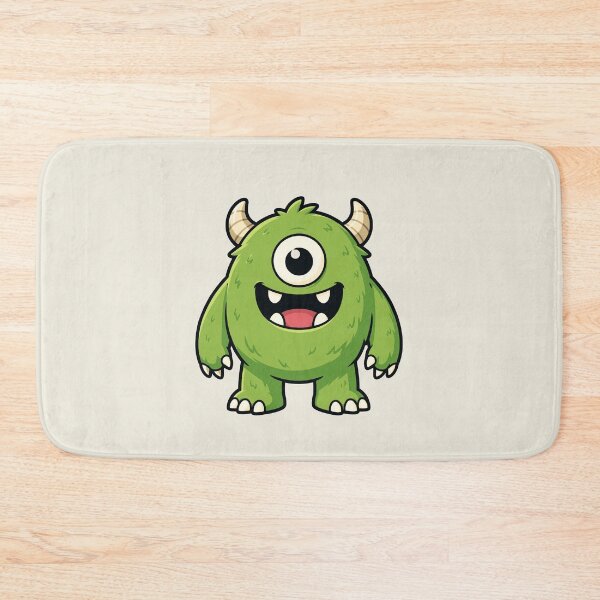 Item preview, Cute Green One Eyed Monster Funny Cartoon Creature Design designed and sold by American Spirit.