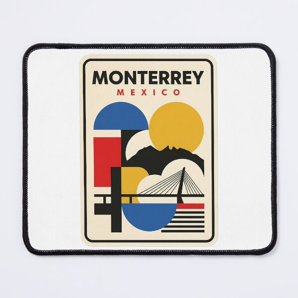 Item preview, Monterrey Mexico Geometric Bauhaus Skyline designed and sold by k3rstman1.