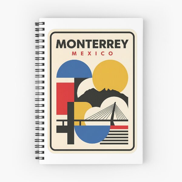 Item preview, Monterrey Mexico Geometric Bauhaus Skyline designed and sold by k3rstman1.