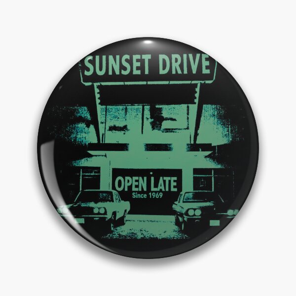 Item preview, 1969 Sunset Drive Midnight Green Xerox Grunge designed and sold by EdGraphy.