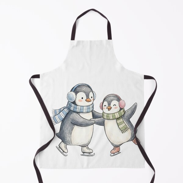 Item preview, Cute Penguins Ice Skating - Winter Magic Friends designed and sold by TaiwanMemory.