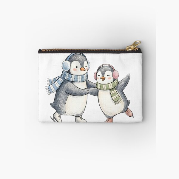 Item preview, Cute Penguins Ice Skating - Winter Magic Friends designed and sold by TaiwanMemory.