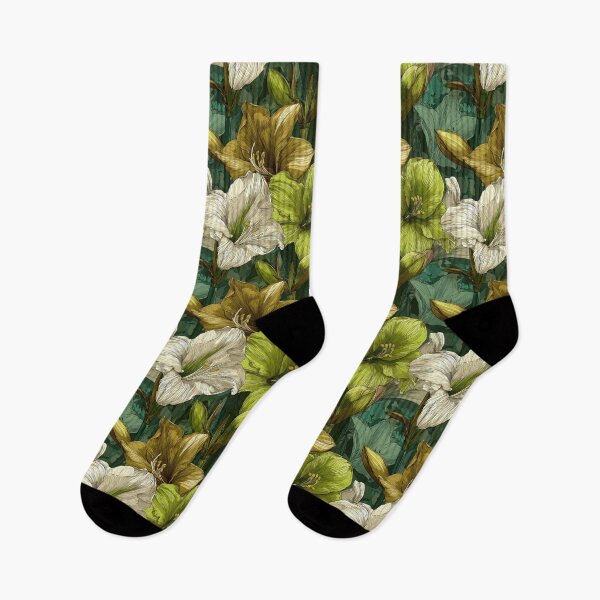 Item preview, Ornamental Amaryllis Texture - Tropical Flower Pattern   - Christmas Gifts For Dad designed and sold by RoyalStarsPatts.