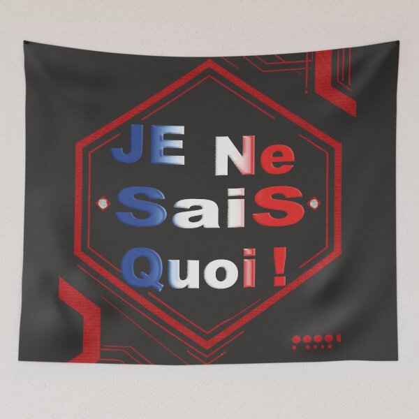 Item preview, "I don't know what" – Blue, white & red designed and sold by Alan-David.