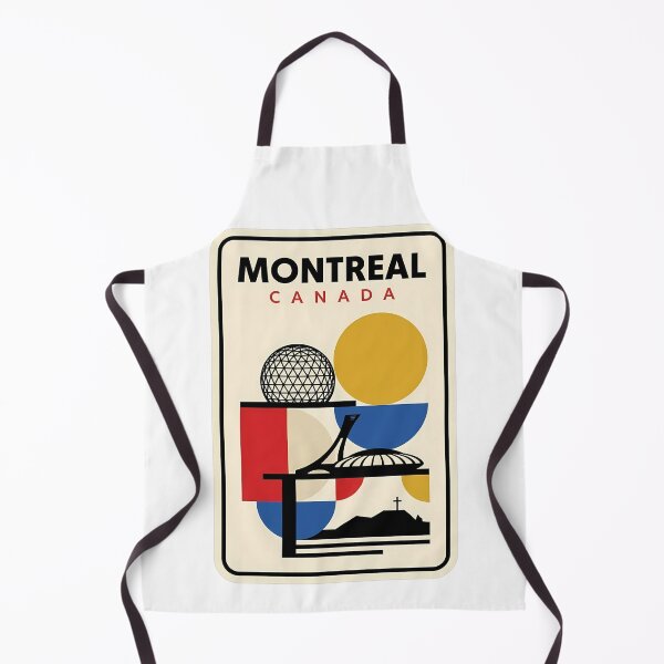 Item preview, Montreal Canada Retro Geometric Cityscape Landmarks designed and sold by k3rstman1.