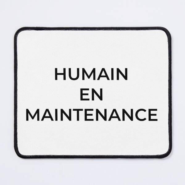 Item preview, HUMAN IN MAINTENANCE – Minimalist Sarcastic Humor designed and sold by JbrauShop.