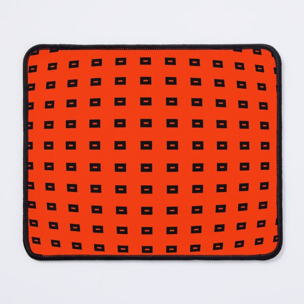 Item preview, Cyberpunk Orange Black Geometric Grid Pattern designed and sold by Yenday.
