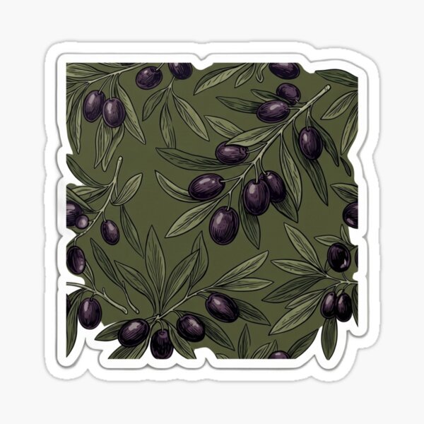 Item preview, Minimalist Olive Tree Branch Retro Aesthetic Pop Art designed and sold by Fatomfatom.