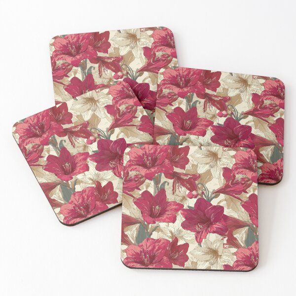 Item preview, Trendy Amaryllis Print - Hawaiian Flower Pattern   - Christmas Gifts For Her designed and sold by RoyalStarsPatts.