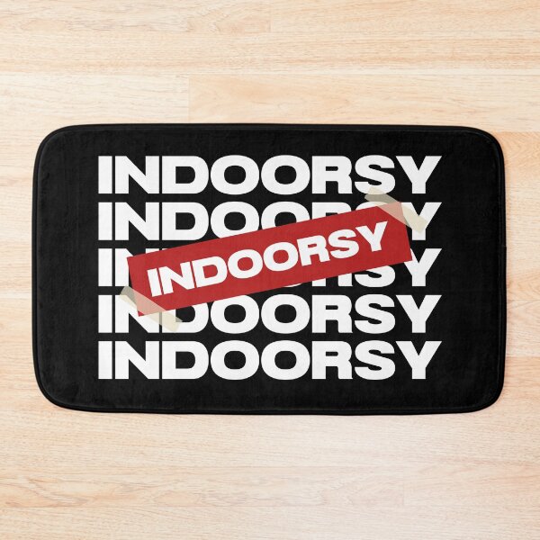Item preview, Indoorsy's repeating typography designed and sold by aspanguji.