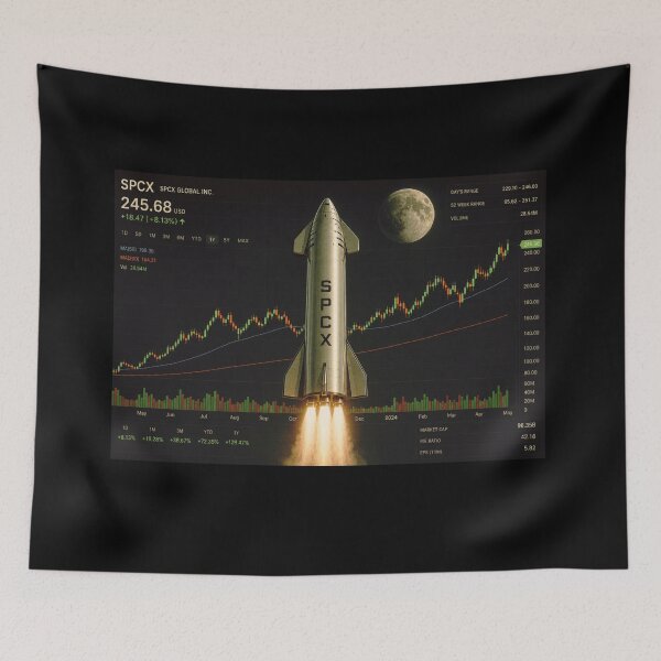 Item preview, SPCX investor IPO Speculation Stock Market Design designed and sold by TEEJAMBOREE.