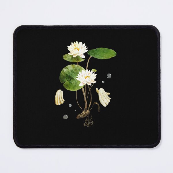 Item preview, Water Lily Ghosts Botanical Illustration Study designed and sold by katherineblower.