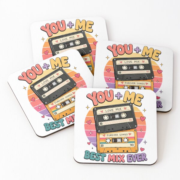 Item preview, Retro Mixtape Valentine You + Me Best Mix Ever designed and sold by zerastore.