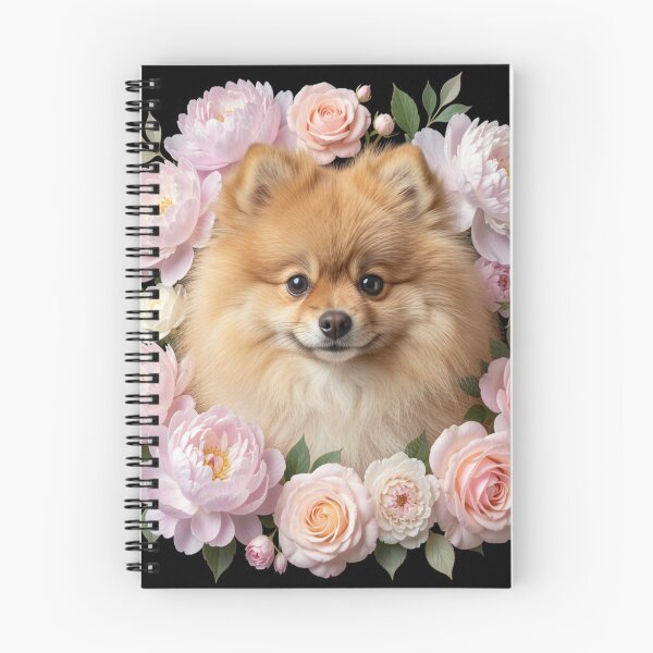 Item preview, Pomeranian | Floral Frame designed and sold by JanjjaSoulInk.