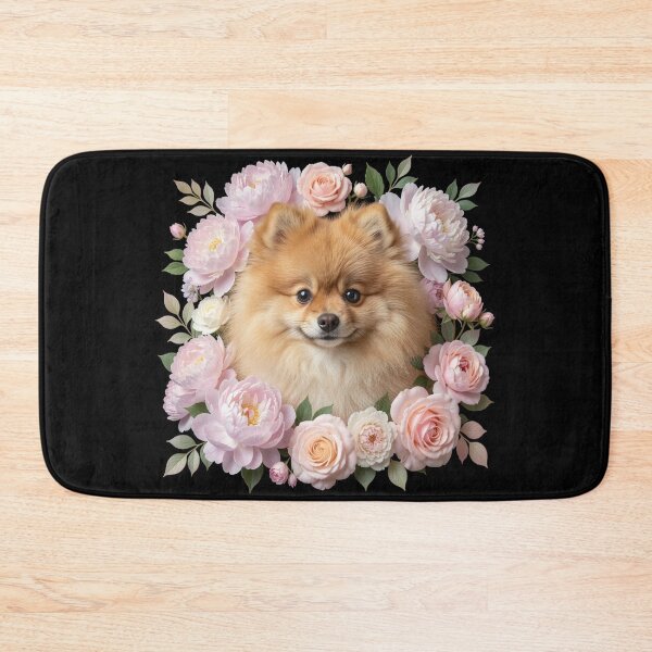 Item preview, Pomeranian | Floral Frame designed and sold by JanjjaSoulInk.