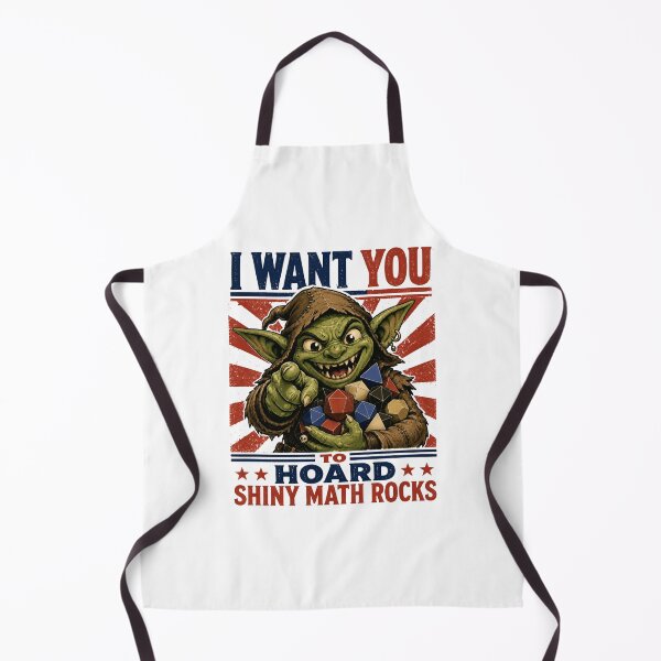 Item preview, Hoard Shiny Math Rocks Cute Dice Goblin Parody designed and sold by Fenay Designs.