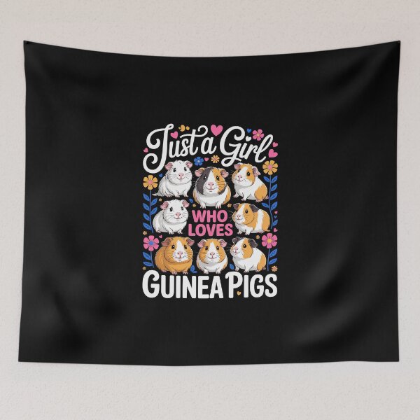 Item preview, Just a Girl who loves Guinea Pigs designed and sold by jkrphoto.