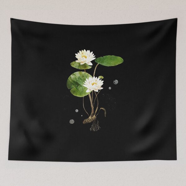 Item preview, Water Lily Botanical Illustration Study designed and sold by katherineblower.